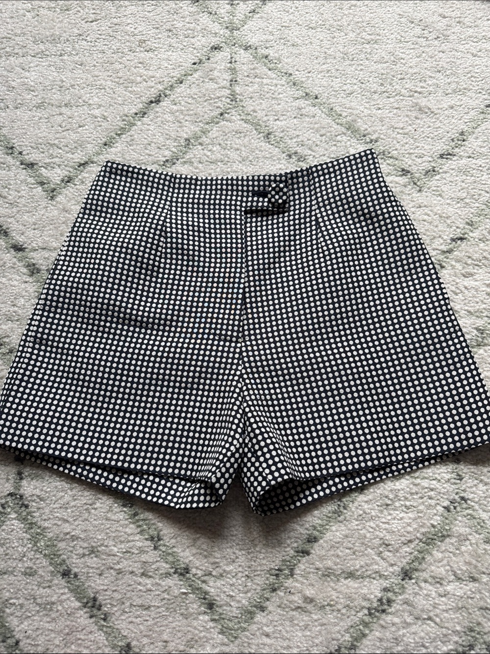 NWOT - Giulietta NYC - Italian Dot Marine Jacquard Shorts size 40IT / size 4 US